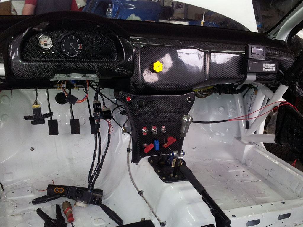 Subaru Impreza GC8 Gr. A Carbon Dash Panels